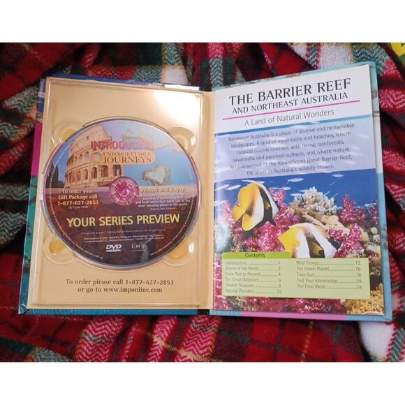 Unforgettable Journeys, The Barrier Reef and Northeast Australia Dvd/ Book - Picture 2 of 3